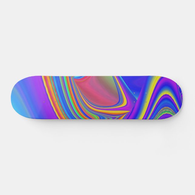 Skate Summersense, Abstrato 3D Rainbowart (Horz)