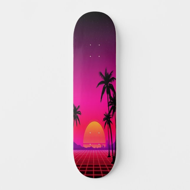 Skate Sunset de onda sintética: edição 1 (Frente)