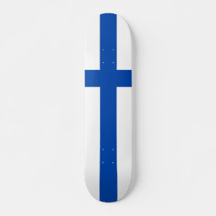 skate Suomen lippu - Bandeira da Finlândia
