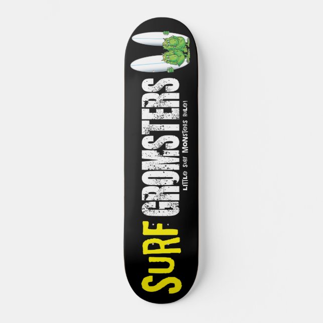 Skate Surf Grosters completamente pretos (Frente)
