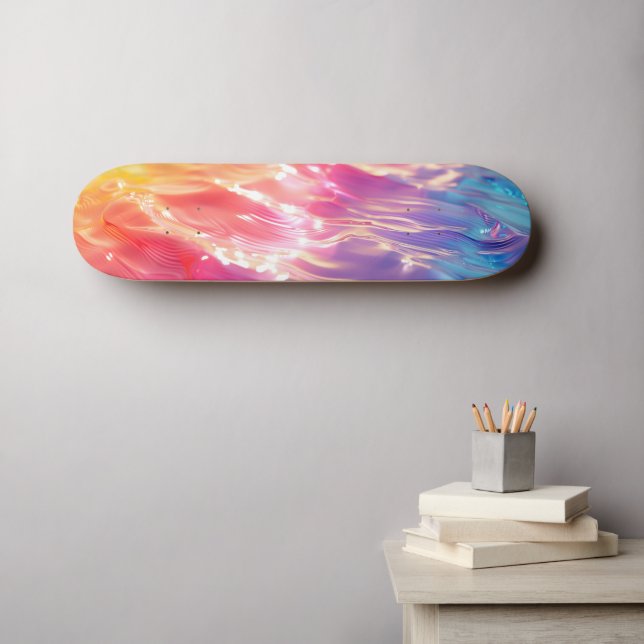 Skate Surface Water Rainbow Light (Arte de parede (Horz))