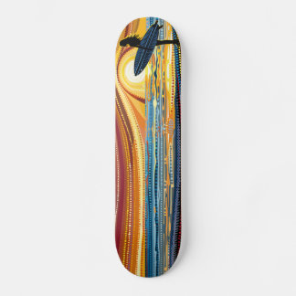 Skate Surfando no Sol: Uma Odisseia por Arte Dot