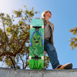 Skate Swamp Monster Scary Divertido