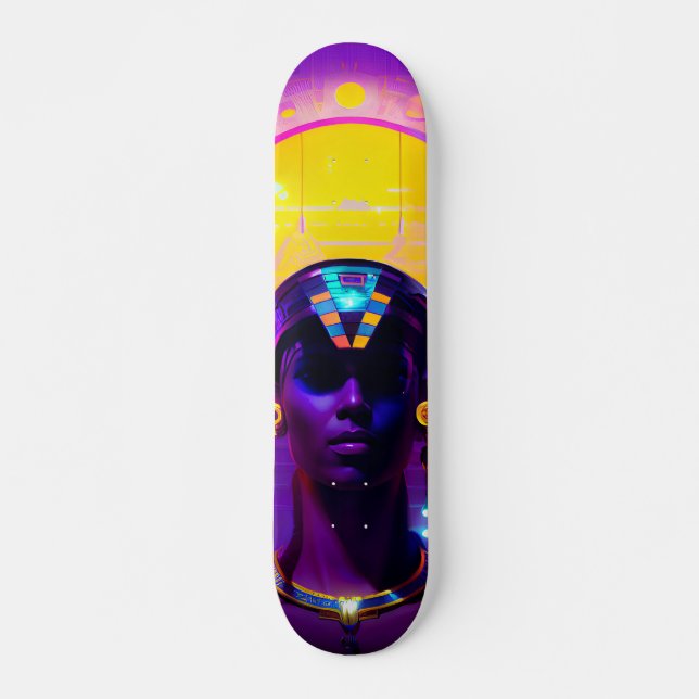 Skate Synthwave Pharaoh (Frente)