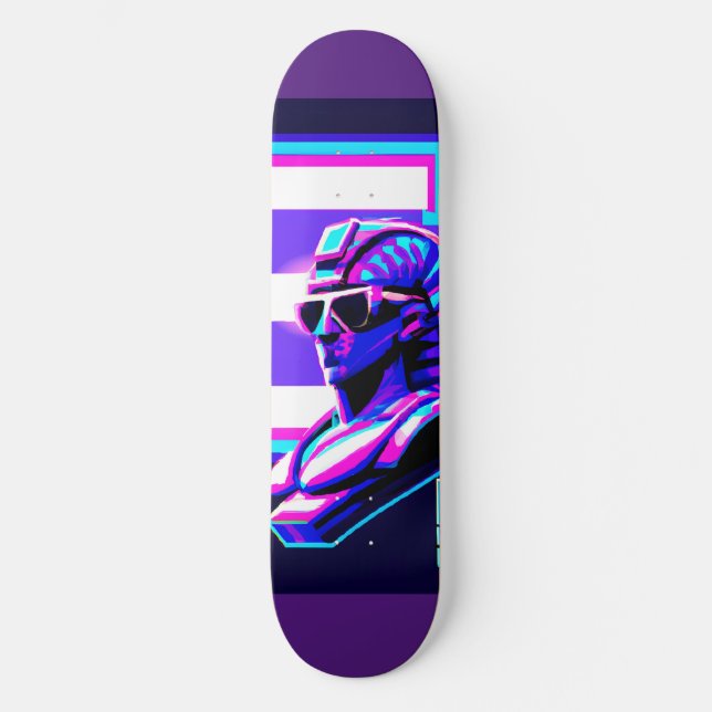 Skate Synthwave Pharaoh (Frente)