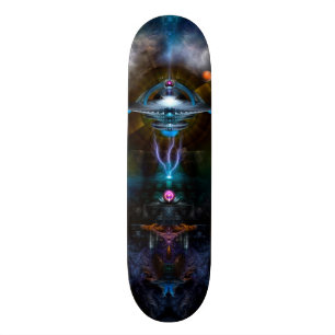 Skate Tabuleiro Ansário de Estação Espacial com Hardw