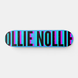 Skate Tabuleiro Azul Ollie Nollie Azul, legal