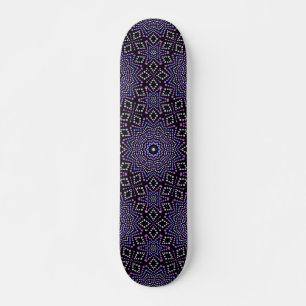 Skate Tabuleiro de Arte Azul Branco legal e Trendente