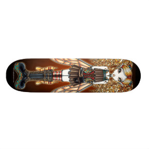Skate Tabuleiro de Arte de Fada Steampunk