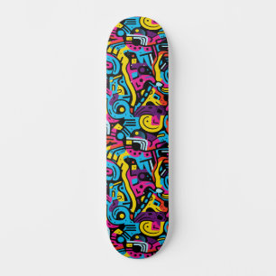 Skate Tabuleiro de Arte Urbano da legal Abstrato
