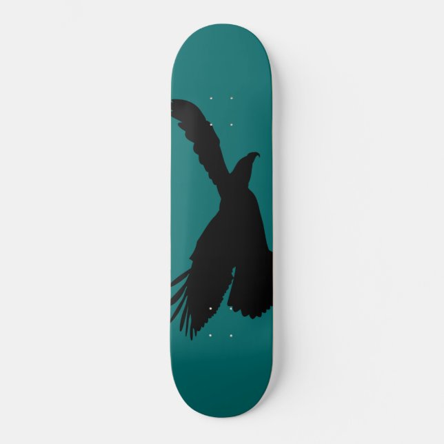 Skate Tabuleiro de Cores Personalizado da Águia que Voa  (Frente)