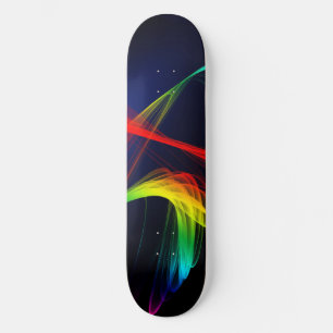 Skate Tabuleiro de Design de Ondas Artístico Moderno