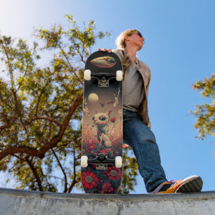 Skate Tabuleiro de gatos robôs fantasia