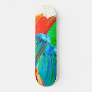 Skate Tabuleiro de Mancha de Pintura Espessa