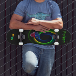 Skate Tabuleiro de Marca Dd Cobra Colorido