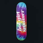 Skate Tabuleiro de Papéis Azuis de Tina Azul Rosa<br><div class="desc">Celebre seu verão de garota gostosa com este conselho de skate incrível. Envie-me um e-mail para christie@christiekelly.com para obter ajuda com itens personalizados! Torna-o mais seguro,  pessoas!</div>