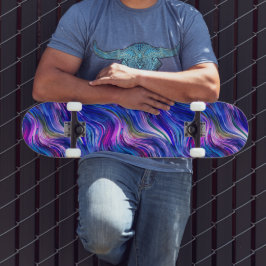 Skate Tabuleiro de Tinta Álcool Indigo