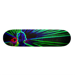 Skate Tabuleiro DJ e Laser Lights