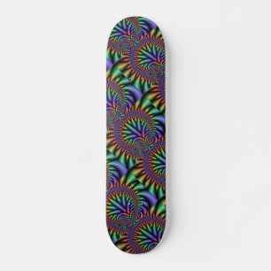 Skate Tabuleiro Fratural Colorido