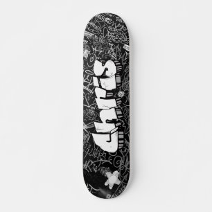 Skate Tabuleiro Legal Personalizado do Grafite Chris