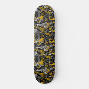 Skate Tabuleiro Patterado Grafitti da Etiqueta