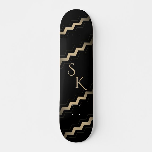 Skate Tan e Black Zigzag (Frente)