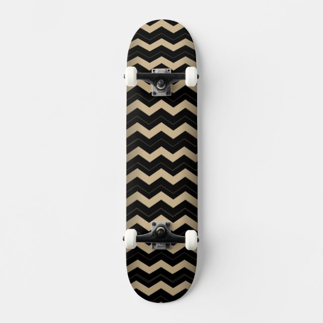 Skate Tan e Black Zigzag  (Frente)