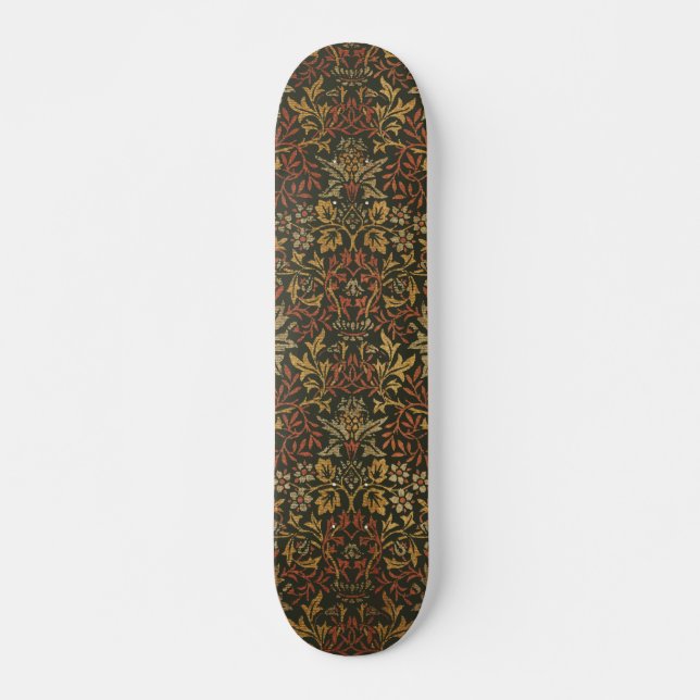 Skate Tapeçaria do Jardim de Flores de William Morris (Frente)