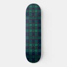 Tartan Clan Black Watch Xadrez Blue Green Check