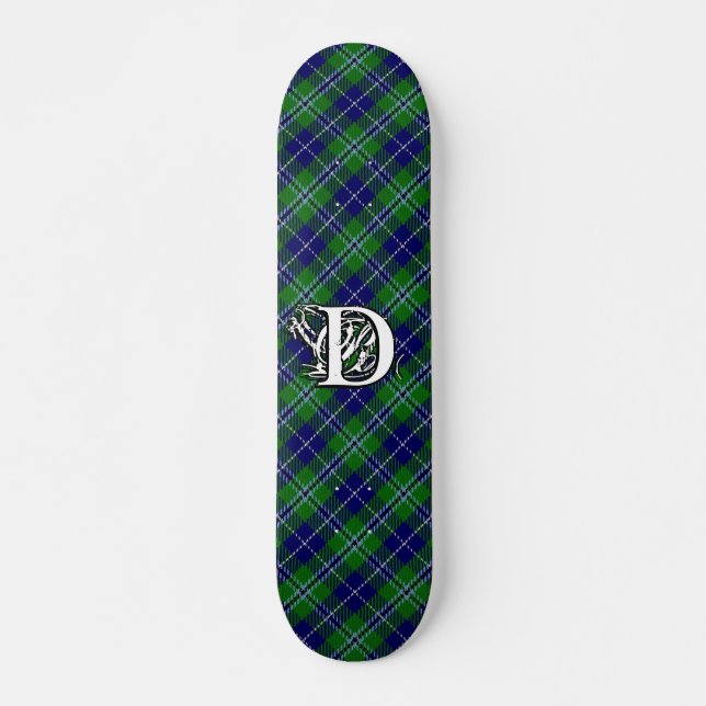 Skate Tartan Clan Douglas Extremo Monograma (Frente)