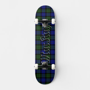 Skate Tartan do Clã Mackay Xadrez Escocês