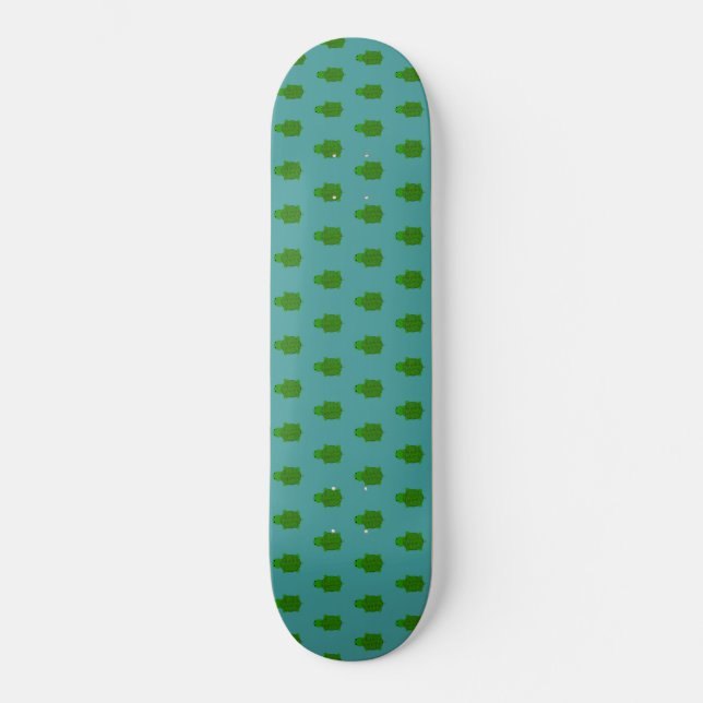 Skate Tartaruga Texturizada de Fios Adoráveis (Frente)