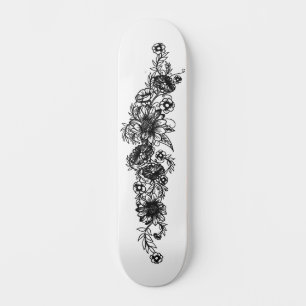 Skate Tatuagem Floral