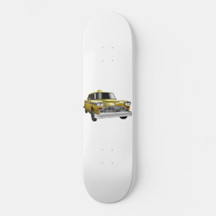 Skate Táxi Amarelo Vintage da Cidade de Nova York