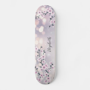 Skate Tcherry Blossom Mauve Bokeh Glitter