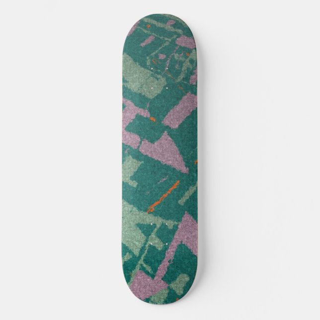 Skate Teal da Seção do ouro (Frente)