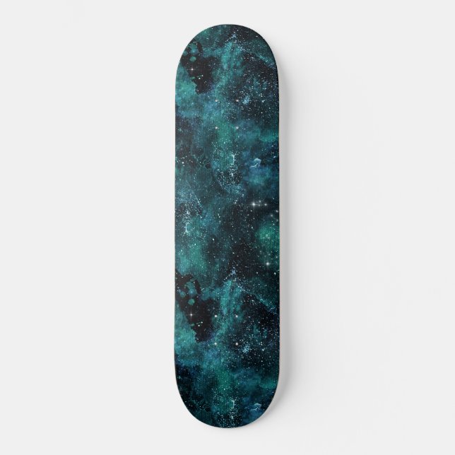 Skate Teal Galaxy Series Design 4 (Frente)