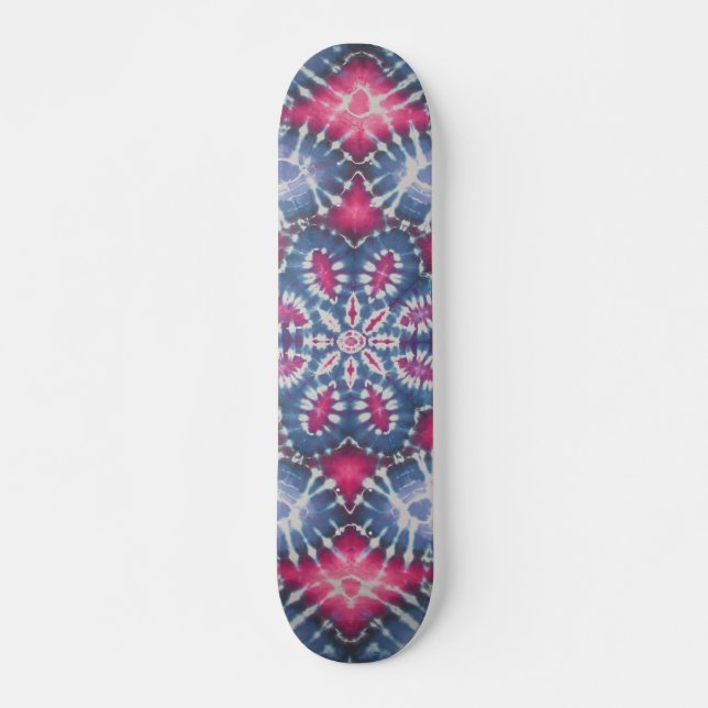 Skate Teclado Cortante - Vermelho e Azul (Frente)