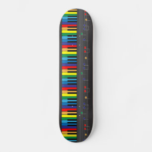 Skate Teclado de piano colorido