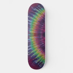 Skate Teclado Verde Stripe Tie Dye
