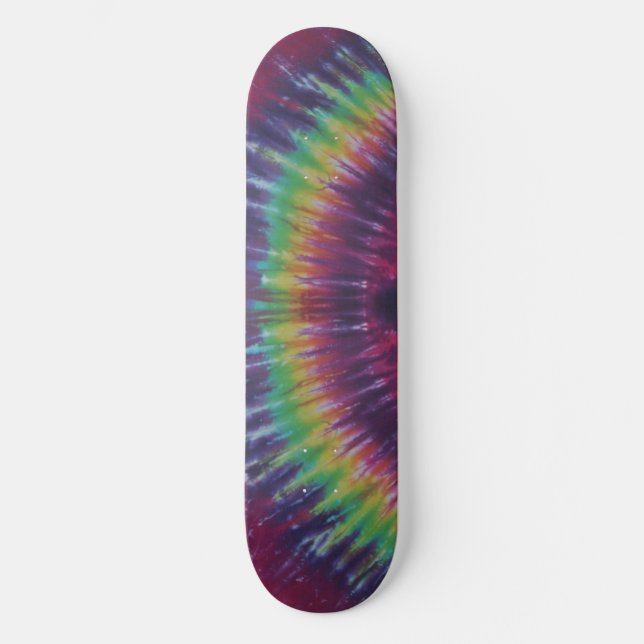 Skate Teclado Verde Stripe Tie Dye (Frente)