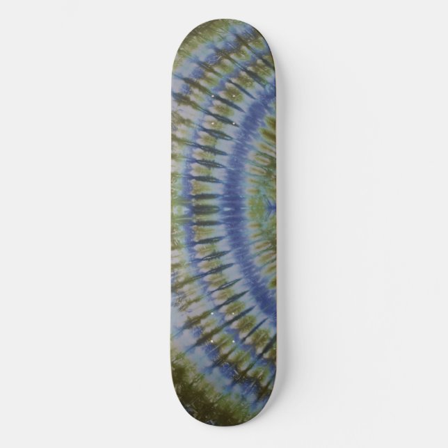 Skate Teclado Verde Tie Dye (Frente)