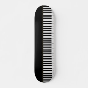 Skate Teclas de Piano Resfriadas,Preto