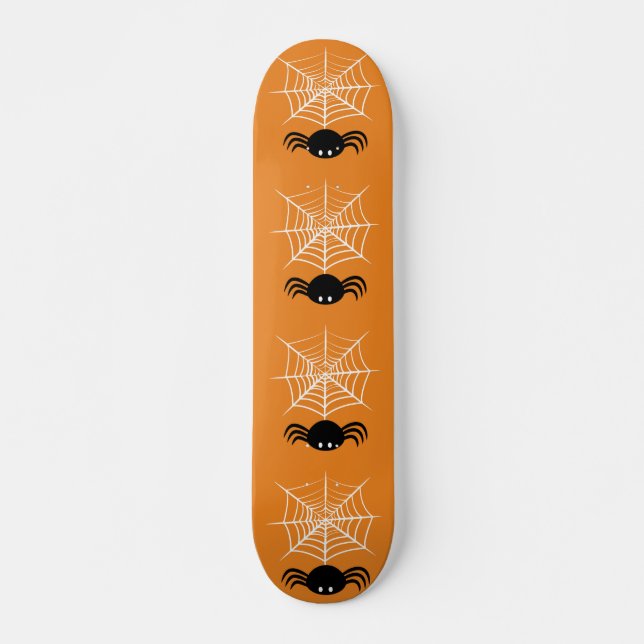 Skate Teia de Aranha de Halloween  (Frente)