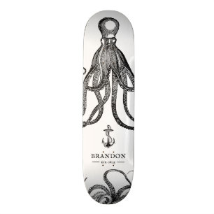Skate Tentáculos de Ocultação   Tema Octopus