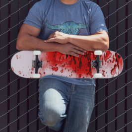 Skate Terror Assustador Sangrento Halloween