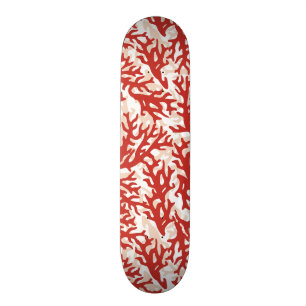 Skate Teste padrão 2 do coral vermelho