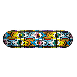 Skate Teste padrão brilhante do africano das cores