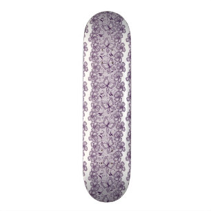 Skate Teste padrão do laço com borboletas