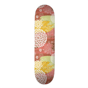 Skate Teste padrão floral 2